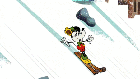 mickeySkiing